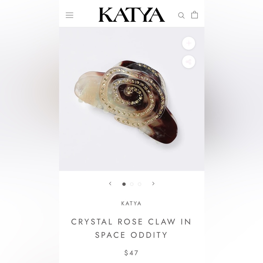 KATYA CRYSTAL ROSE CLAW IN SPACE ODDITY